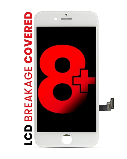 [107082004812] Bloc écran compatible pour iPhone 8 Plus - XO7 -  Incell - Blanc