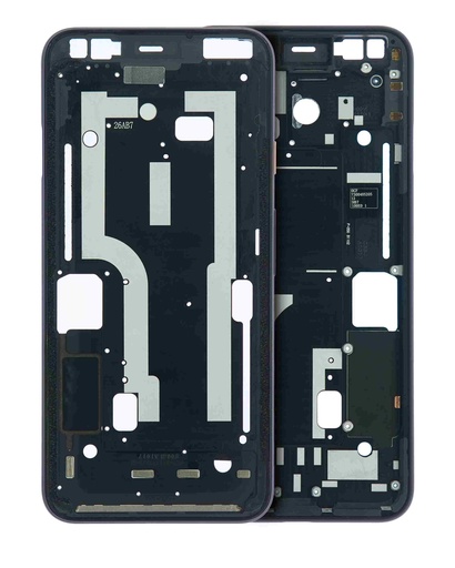 Châssis central pour Google Pixel 4 - Bouton Power Rose