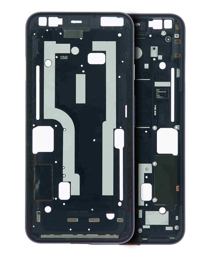Châssis central pour Google Pixel 4 - Bouton Power Blanc