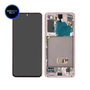 Bloc écran OLED pour SAMSUNG S21 5G - G991 - SERVICE PACK - Rose