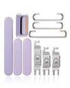 Boutons Power - Volumes et Switch pour iPhone 14 Pro - 14 Pro Max - Deep Purple
