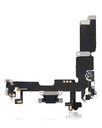 Connecteur de charge avec nappe pour iPhone 14 Plus - Aftermarket Plus - Noir Minuit