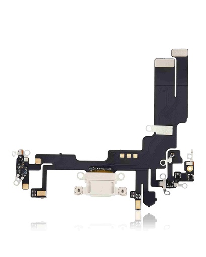 Connecteur de charge avec nappe pour iPhone 14 - Aftermarket Plus - Lumière Stellaire