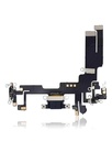 Connecteur de charge avec nappe pour iPhone 14 - Aftermarket Plus - Noir Minuit