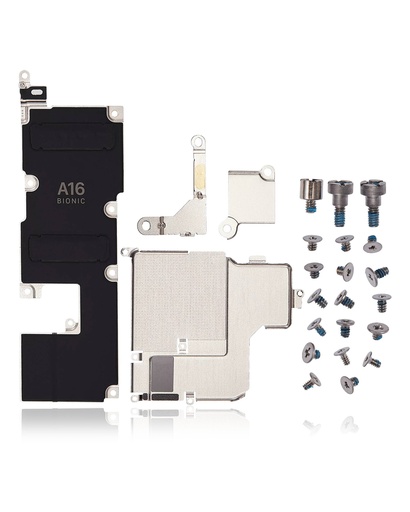Ensemble de petits supports en métal - sur la carte mère pour iPhone 14 Pro