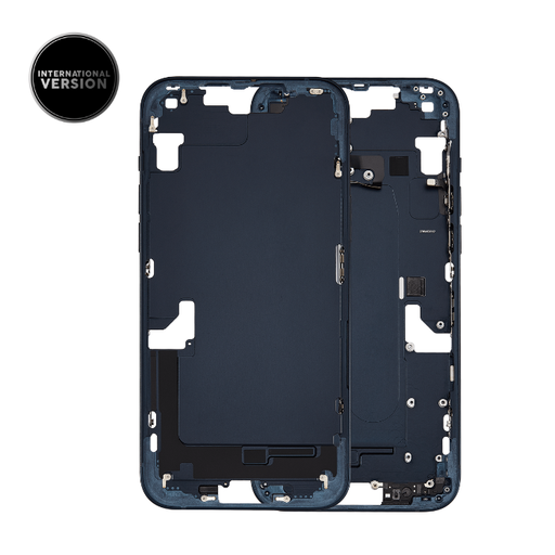 Châssis intermédiaire avec boutons Power et volume pour iPhone 14 Plus - Grade A - Version internationale - Noir Minuit - original occasion