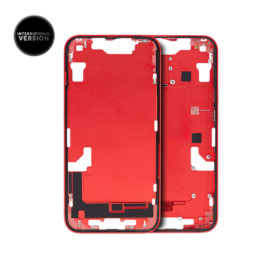 [107085005883] Châssis avec boutons Power et volume pour iPhone 14 - Grade A - Version internationale - Rouge