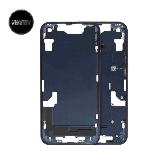 Châssis intermédiaire avec boutons Power et volume pour iPhone 14 - Grade A - Version internationale - Noir Minuit - original occasion