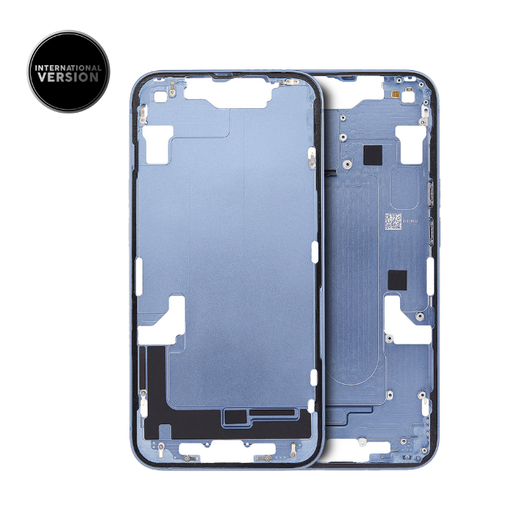 [107085005880] Châssis avec boutons Power et volume pour iPhone 14 - Grade A - Version internationale - Bleu