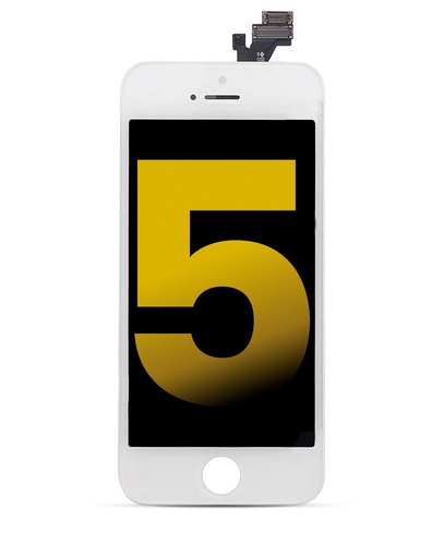 [202219010011501] Bloc écran d'origine pour iPhone 5 - Reconditionné PREMIUM - Blanc