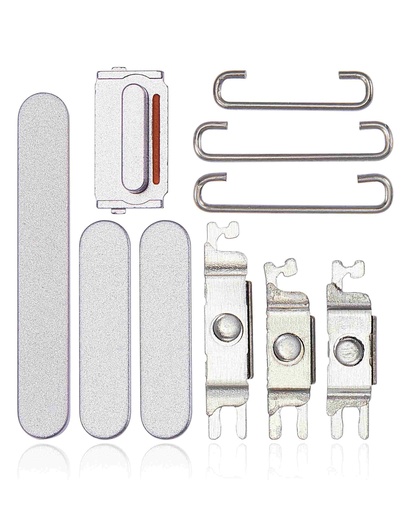 Kit boutons Power-Volume-Switch pour iPhone 14 et 14 Plus - Violet