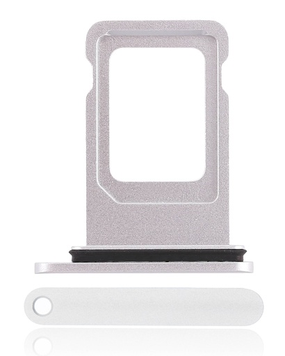 [107082110680] Tiroir SIM double compatible iPhone XR - Blanc