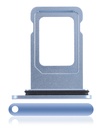 Tiroir SIM double compatible iPhone XR - Bleu
