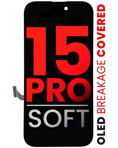[107082130403] Bloc écran OLED compatible iPhone 15 Pro - XO7 - Soft