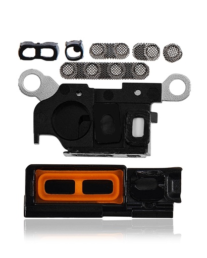 Lot de 10 grilles anti-poussière pour haut parleur et micro pour iPhone 15 Pro - Titane naturel