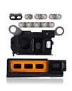 Pack de 10 Grilles anti-poussière pour haut parleur et micro compatible iPhone 15 Pro Max - Blue Titanium