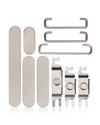Boutons Power, Volumes et Switch pour iPhone 15 Pro - 15 Pro Max - White Titanium