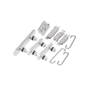 Kit boutons Power-Volume-Switch pour iPhone 12 Pro et 12 Pro Max - Argent
