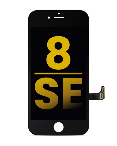 Bloc écran LCD pour iPhone 8 - SE 2020 - SE 2022 - Reconditionné - Noir