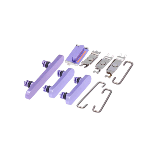 Kit boutons Power-Volume-Switch pour iPhone 12 - Violet