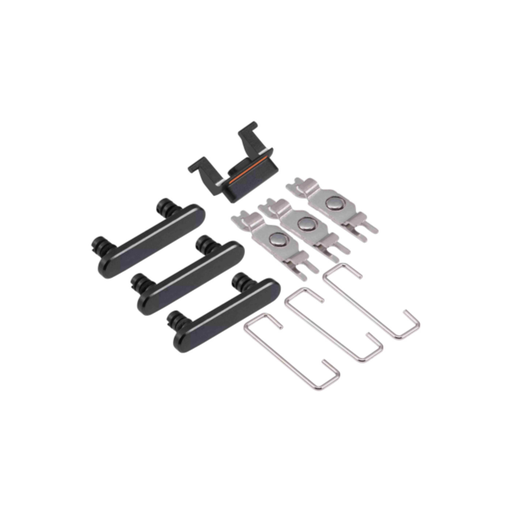 Kit boutons Power-Volume-Switch pour iPhone SE 2022 - Gris Sidéral