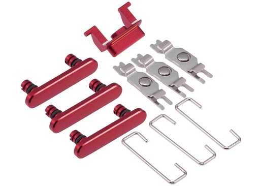 Kit boutons Power-Volume-Switch pour iPhone SE 2022 - Rouge