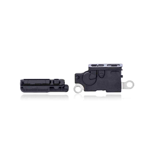 Lot de 10 grilles anti-poussière micro et haut-parleur pour iPhone 12 Pro max - Noir
