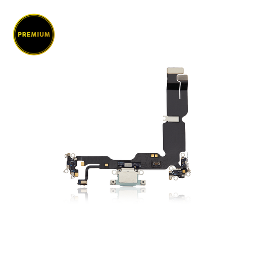 Connecteur de charge avec nappe pour iPhone 15 Plus - Premium - Vert