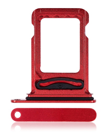Tiroir Double SIM pour iPhone 14 - 14 Plus - Rouge