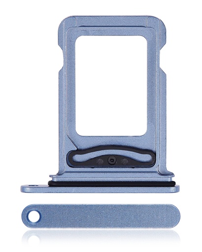 Tiroir Double SIM compatible iPhone 14 - 14 Plus - Bleu