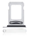 Tiroir Double SIM pour iPhone 13 Pro - 13 Pro Max - Argent