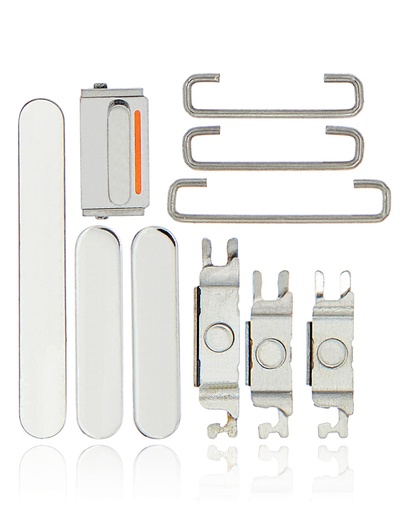 Boutons Power, Volumes et Switch pour iPhone 13 Pro - iPhone 13 Pro Max - Argent