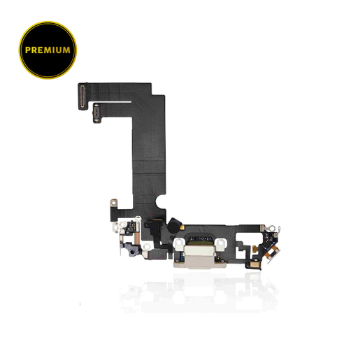 Connecteur de charge avec nappe pour iPhone 12 Mini - Premium - Blanc
