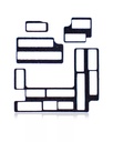 Lot de 10 Autocollants d'isolation de la carte mère pour iPhone 13 Pro - 4 pièces par lot