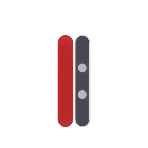 Bande de bord en verre 5G pour iPhone 12 et 12 Mini - Rouge