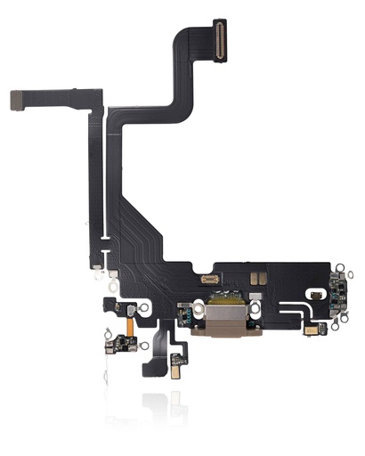 Connecteur de charge avec nappe pour iPhone 13 Pro - Aftermarket Plus - Or