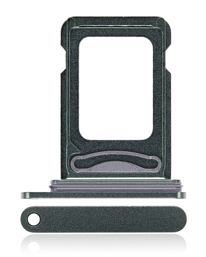 [107082080552] Tiroir Double SIM compatible iPhone 13 - Vert