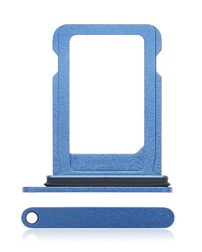 [107082025868] Tiroir SIM compatible iPhone 13 Mini - Bleu