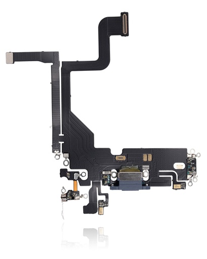 Connecteur de charge avec nappe pour iPhone 13 Pro - Aftermarket Plus - Bleu Sierra