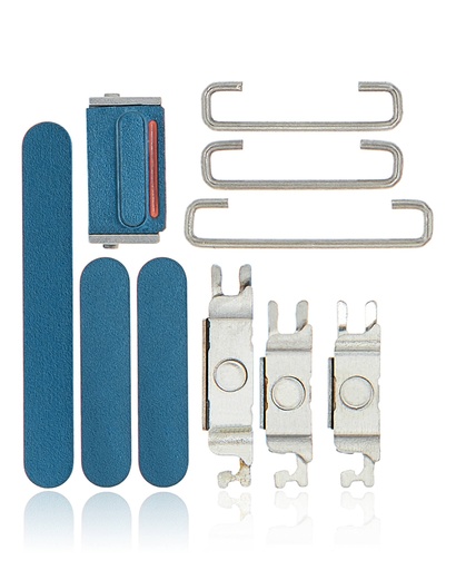 Boutons Power, Volumes et Switch pour iPhone 13 - 13 Mini - Bleu