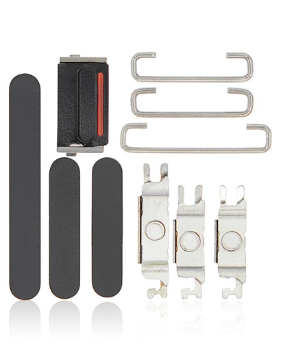 Boutons Power, Volumes et Switch pour iPhone 13 - 13 Mini - Midnight