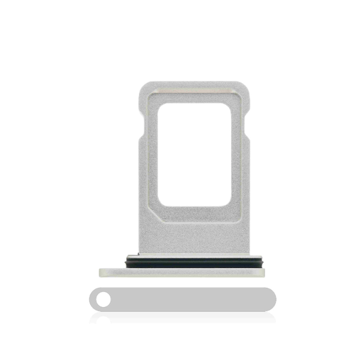 Tiroir Double SIM pour iPhone 11 - Blanc