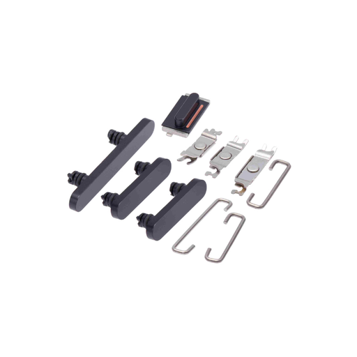 Kit boutons Power-Volume-Switch pour iPhone 12 Mini - Noir