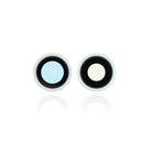 Lot de 10 lentilles caméra arrière avec support compatibles iPhone 12 et 12 Mini - Aftermarket Plus - Vert