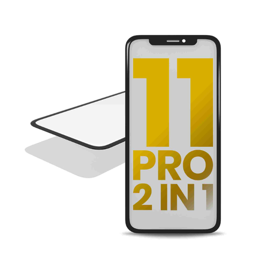 2 en 1 vitre tactile avec OCA préinstallé pour iPhone 11 Pro - OCA Master