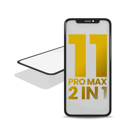 2 en 1 vitre tactile avec OCA préinstallé pour iPhone 11 Pro Max - OCA Master