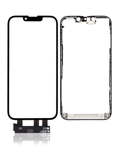 [107082131178] 4 en 1 avec châssis inclus - Vitre tactile, OCA, Short Touch et OCA préinstallé compatibles iPhone 13 Pro - OCA Master