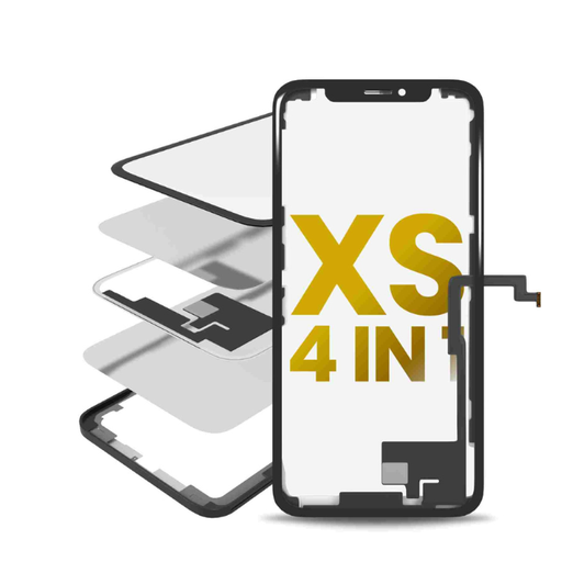 4 en 1 vitre tactile avec double OCA préinstallé et Long touch - pour iPhone XS - OCA Master
