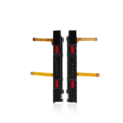 Rail en plastique avec nappe - Gauche et droite - pour Nintendo Switch - Rouge