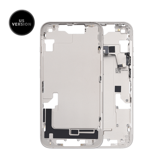 Châssis intermédiaire avec boutons Power et Volume original pour iPhone 14 - Grade A - Version US - Lumière Stellaire - original occasion